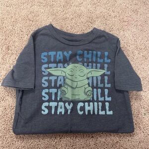Star Wars Gray and Green Short Sleeve Tee